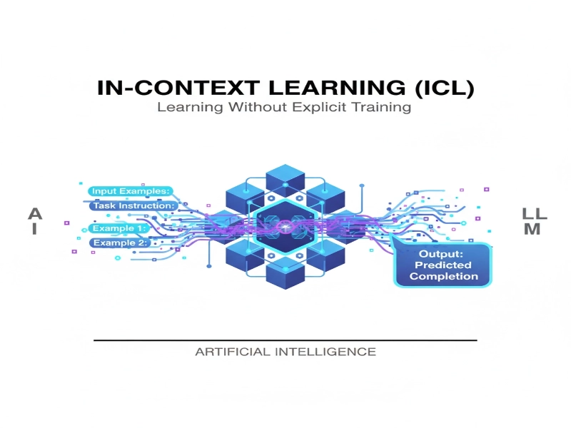 یادگیری بدون آموزش ICL In-Context Learning از داخل متن ورودی یادگیری بدون آموزش icl مقایسه خطا و اعتبار سنجی