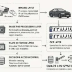 معماری دوربین های پلاک خوان هوشمند در مدیریت پارکینگ
